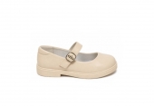 Pantofi eleganti fete, Apawwa 3523R, beige, marimea 30 cm - marimea 35