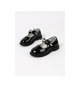 Pantofi lac pentru fetite, Apawwa ABC3553R, negru, marimea 24 - marimea 35