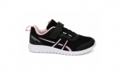 Pantofi sport copii, Apawwa ABC2262R, talpa foarte flexibila, roz/ negru, marimea 26 - marimea 37