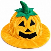 Pălărie Halloween Dovleac pentru copii, accesoriu petreceri tematice, multicolor, 4+ ani