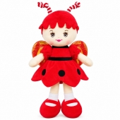 Păpușă muzicală din pluș, cântă în Limba română, multicolor, 40 cm