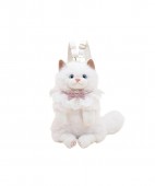 Rucsac plus Pisica, MASHASHOP, alb, 40 cm