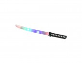 Sabie de jucarie, Ninja Samurai, sunete si lumini, multicolor, 67 cm