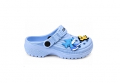 Saboti copii tip clog, cu decorațiuni Animale Marine, blue, mărimea 24 - 29