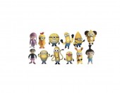 Set 12 Figurine, Minioni, Despicable Me 4, MASHASHOP, multicolor, 7 cm - 8 cm