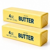 Set 2 Jucarii antistres, Butter Squishy, design realist, textura moale, multicolor