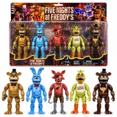 Set 5 Figurine Freddy, prietenii lui Bonnie, multicolor, 14 cm, 3 ani+