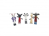 Set 5 Figurine, Iepurasul Bing si prietenii sai, multicolor, 10 cm
