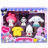 Set 5 Figurine Kuromi, multicolor, 7 cm - 9 cm, 3 ani+