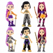 Set 6 figurine K Pop Demon Hunter Girl, MASHASHOP, cu accesorii, 18 cm, 3 ani+