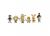 Set 6 Figurine, Minioni, Despicable Me 4, MASHASHOP, multicolor, 7 cm - 8 cm