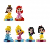  Set 6 Figurine Printese, multicolor, 9 cm, 3 ani+