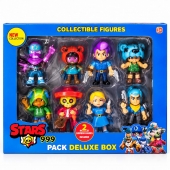 Set 8 Figurine tip Brawl Stars, multicolor, 8 cm, 4 ani+