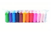 2 Seturi Plastelina Inteligenta, Modelling Clay, 12 culori, multicolor