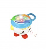 Toba interactiva, muzica, lumini si proiector, multicolor, 26 cm, 18 luni +