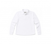   Tricou Polo Clasic pentru copii, scoala, bumbac, alb, 5 ani - 14 ani  