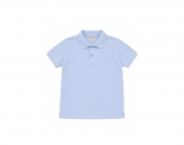 Tricou Polo Clasic pentru baieti, bumbac, bleu, 5 ani - 14 ani