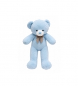 Ursuleț de pluș cu fundiță, Gigant, moale și pufos, blue, 110 cm