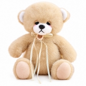  Ursulet de plus, bej, 25 cm